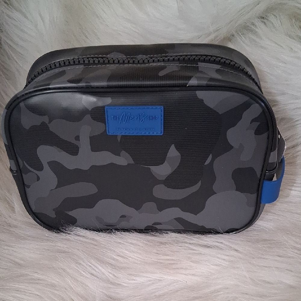 Bath & Body Works Men's Black Camouflage Travel Toiletry Bag